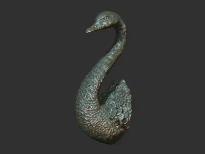 Black swan 3D print model