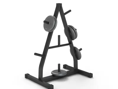 Weight Plate Tree 3D model