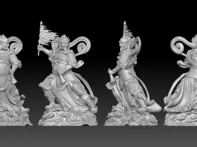 Face-Wrecker Protector - Dharmapala of Punishing of Bad Deeds  3D print model