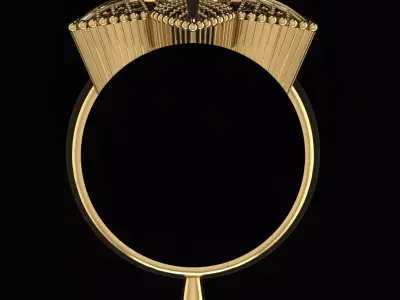  Minimalist Turkish Ring 3D print model