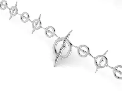 Circle Bracelet 3768 3D print model