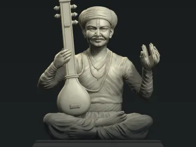 Sant Tukaram Maharaj 3D print model