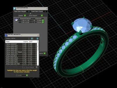 Jewelry Rings NINE RINGS 021 Free 3D print model