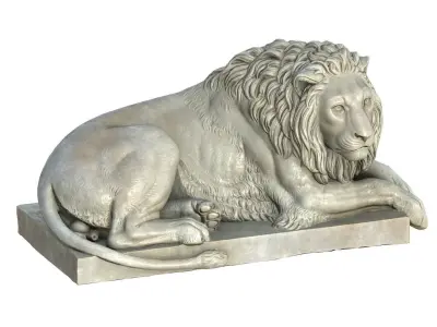 Statue 016 Low-poly 3D model