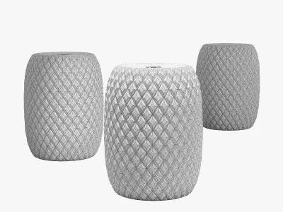 Safavieh calla garden stool 3D model