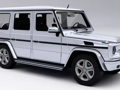 Mercedes Benz G-class G 550 2013 Low-poly 3D model