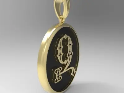 Decorative Letter Z 3D print model