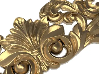  decorative pattern ready for 3D printing 3D model 158