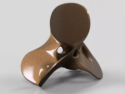 geometric modern art gm14 3D print model
