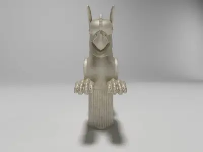 persian griffin homa Low-poly 3D model