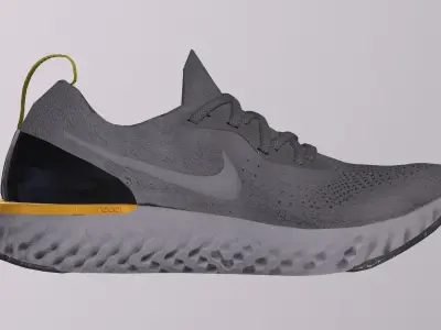 NIKE REACT FLYKNIT SHOES PBR Low-poly 3D model