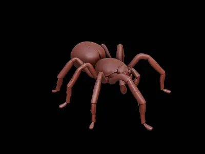 Spider Animal Sculpture 3D print model