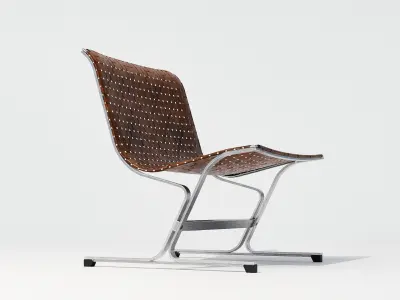 Luar Lounge Chair Low-poly 3D model