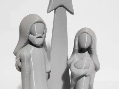 Navidad Scene Xmas 3D print model