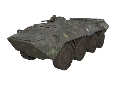 Armored Personnel Carrier BTR APC IFV 3D model