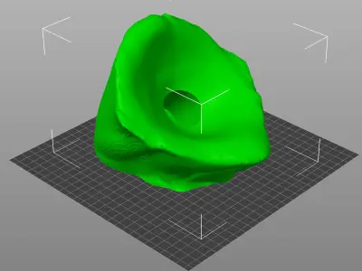 American Bulldog Head Portrait STL-3D Printing File High Polygon 3D print model