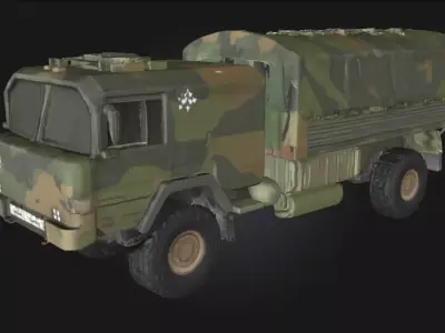  Cargo Transporter  Heavy-Duty Vehicle Mode 3D model