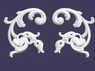 Decor Engraving Ornament 3D print model
