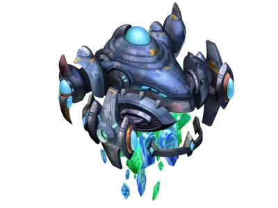 Abandoned Ancient Civilization - Mining Machinery 02 3D model