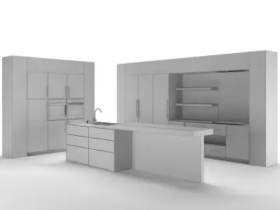 Kitchen 03 3D model