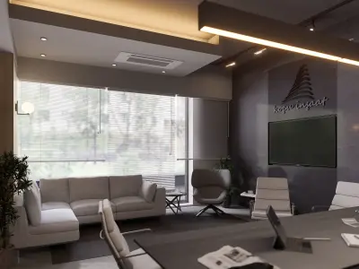 My Modern OFFICE 3D model