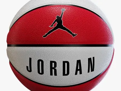 Basketball ball set 001 3D model