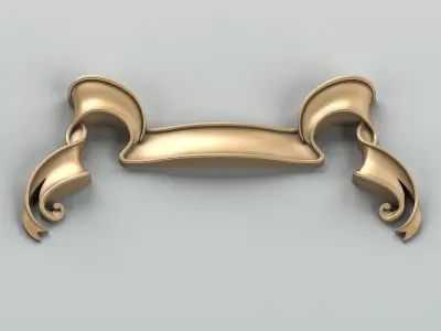 Decorative Ribbon 002 3D model