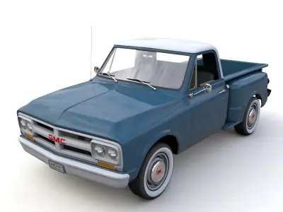 GMC C10 PICKUP STEPSIDE 1967 3D model
