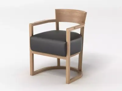 Flexform Barchetta Chair 3D model