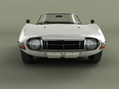 Toyota 2000GT Cabrio 3D model