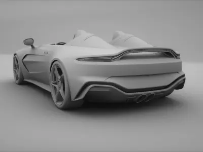Aston Martin v12 speedster 2022 3D model
