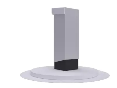 PARKING TERMINAL Low-poly 3D model