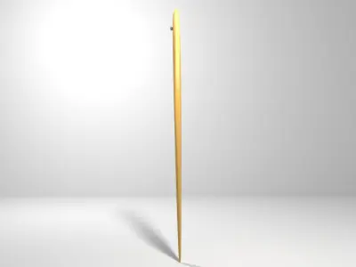 Surfboard - Type 4 3D model