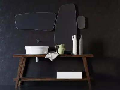 Falper Menhir washbasin 3D model