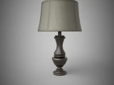 low poly AR vr lamp Low-poly 3D model