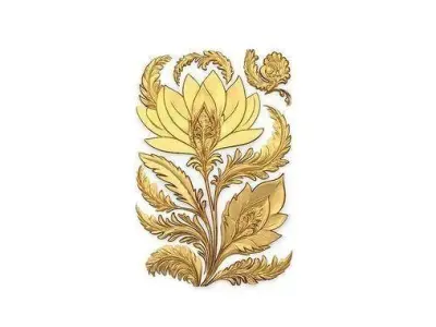 16 Ornamental murals decor set Pack 01  3D Model Collection