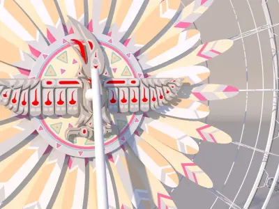 Ferris wheel 3D model get