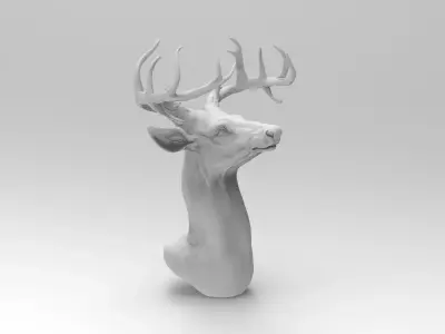 deer head 3D model order