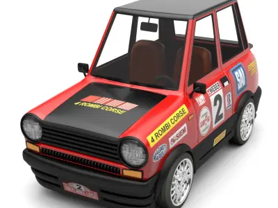 Toon Rally Racer 3D model