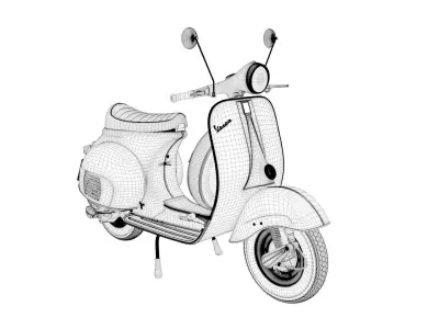 Vespa VNB 125 Classic 3D model