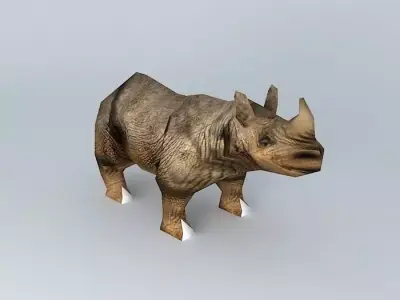 Rhino rhinoceros 3D model
