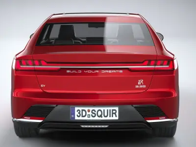 BYD Han 2023 3D model