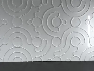 ceramic tile repeating pattern figulo contest Free 3D model