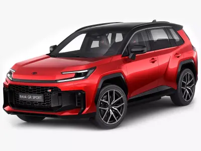 Toyota RAV4 GR Sport PHEV 2026 3D model