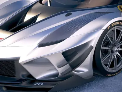 Ferrari FXX K Evo 2018 3D model
