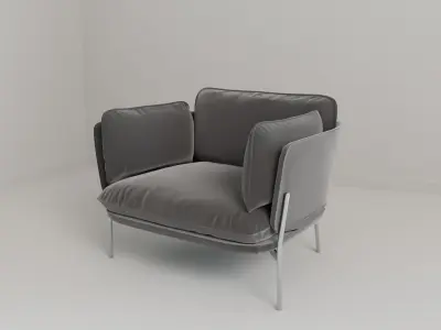Pack Modern Chairs 3D model