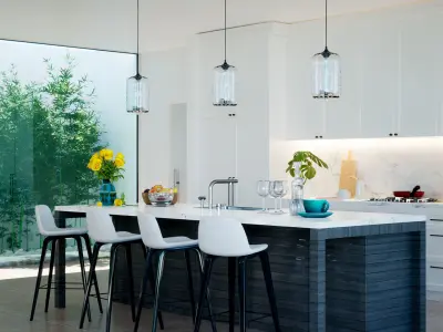 ParkwayHome CGI  Low-poly 3D model