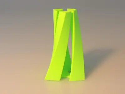 Tri-oval vase Free 3D print model