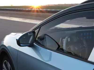 2025 Volkswagen ID4 X with lowpoly interior Low-poly 3D model