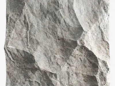527-RockPanel stone wall 3D model